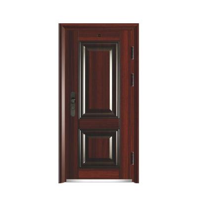 China Anti-Theft Residential Main Entrance Security Door Factory Direct Sale Classic Design 70 or 90 mm Thick Steel Security Door for sale