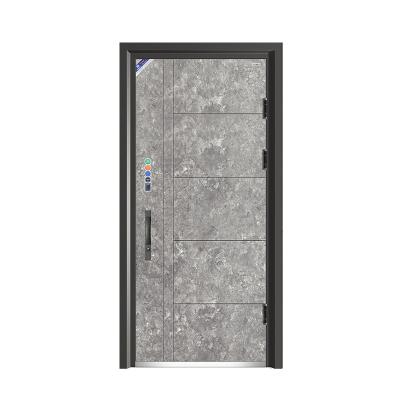 China Anti-Theft High Quality Residential  Security Door Exterior Front Entrance Steel Security Door From China for sale