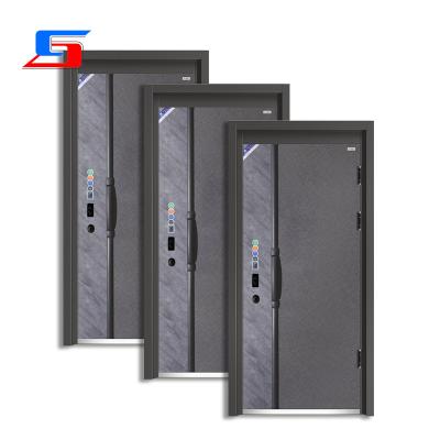 China Anti-Theft Customizable Entrance Exterior Security Door Zinc Alloy Luxury Steel Security Entry Door for sale