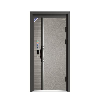 China Anti-Theft Chuandun High Quality Security Door Galvanized Steel Material Single Leaf Entry Security Door From China for sale