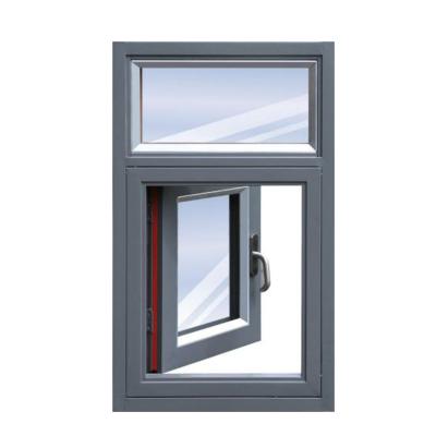 China Swing 60 Minutes Fireproof Hollow Glass Modern Design High Quality Custom Casement Aluminum Alloy Fire Rated Window for sale