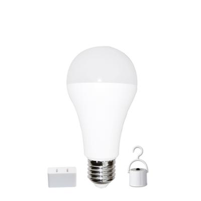 China Residential Rechargeable Work Light Led Home Lighting And LED Bulb With Light Body Article Lighting Plastic Batteries DOB A65 for sale