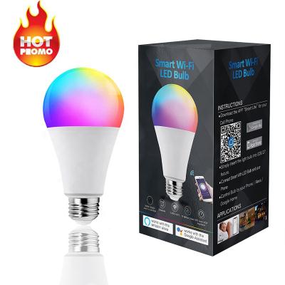 China Party Factory Direct Sale Smart WiFi LED Light Bulb 9W RGBW/WW Compatible with Alexa for sale