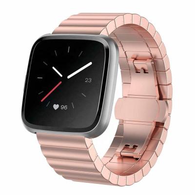 China Versa lite, Fitbit stainless steel versa a fashion steel strap high quality strap for free sample 38mm/42mm for sale