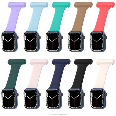 China Hot Selling Original Brand New Silicone Inverter For Apple Watch Nurse Strap Watch Bands For Apple Watch S8 SE for sale