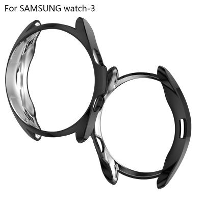 China Rubber all export products 45MM R840 plating protective hollow shell TPU half package bag packaging for galaxy watch3 for sale