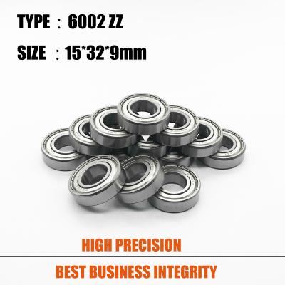 China High Speed ​​Ball Bearings 6002ZZ Cheap Deep Groove Ball Bearing 6002 15*32*9mm for sale