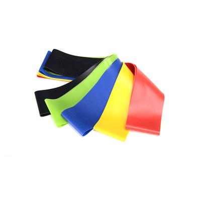 China Bodybuilding exercise bands custom logo and various colors natural latex resistance bands pull up for sale