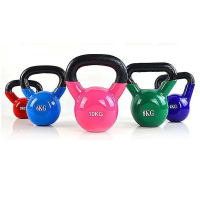 China Wholesale High Quality Custom Made Competition Fitness Factory Use Colorful Cast Iron Kettlebell for sale