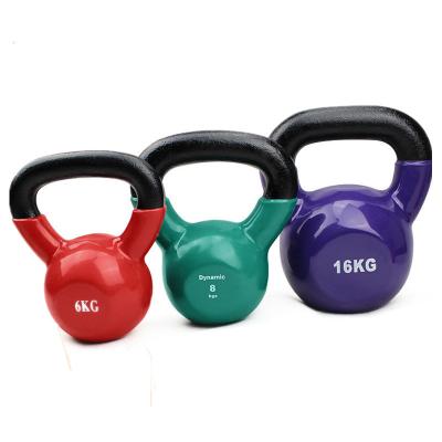 China Home Use 20kg Black Kettlebell Competition Cast Iron Kettlebell Unisex Fitness for sale