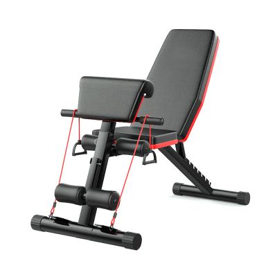 China Modern Hot Sale Commercial Folding Exercise Bench Dumbbell Press Bench Adjustable Bar for sale