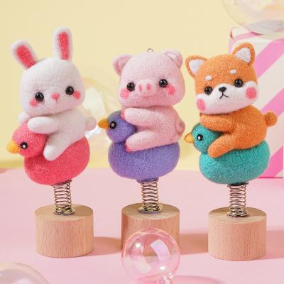 China Gift children toys doll couples instruction riding gift diy handmade material package cartoon children's toys gift home decoration for sale