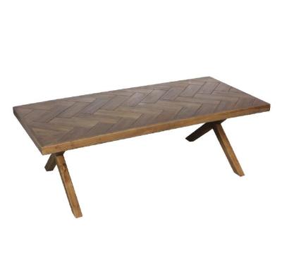 China Wholesale modern wood dining table furniture dining room factory REUSED modern coffee table use for sale