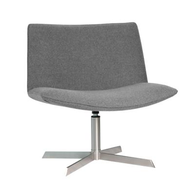 China Modern Stainless Steel Modern Leisure Chair Revolving Furnitur for sale