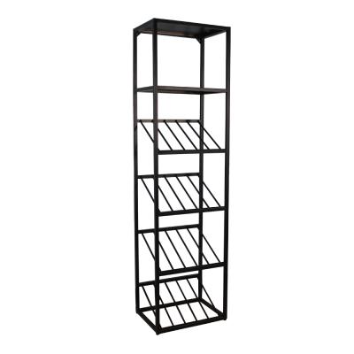 China Modern Wine Rack Shelf Living Room Furniture Steel Display Stand for sale