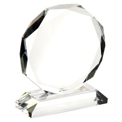 China Crystal Glass Processing Faceted Crystal Glass Award For Employee Awards for sale