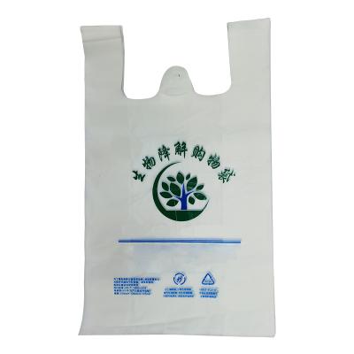 China BIODEGRADABLE Environmental Friendly Degradable Plastic Bags Custom Shop Bag With Logos For Packaging for sale