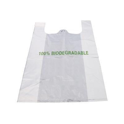 China BIODEGRADABLE Transparent Plastic Bag Biodegradable Shopping Plastic Bag With Handle for sale