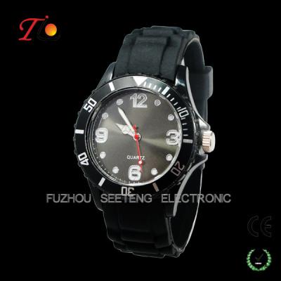 China One of the most popular quartz silicone watches color customized  for promotion for sale