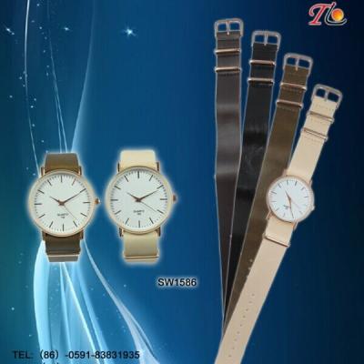 China Amazing fashion interchangeable Leather Band Watches for men and women for sale