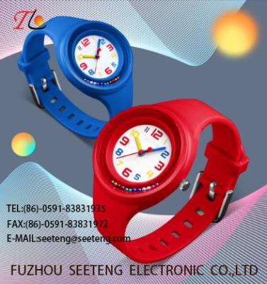 China wholesale children watches colorful silicone watch gift watch for promotion fashion watches Multicolor strap custom logo for sale