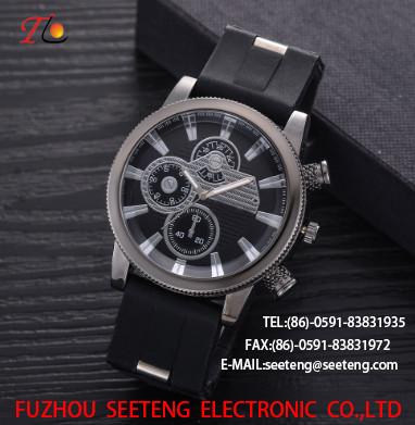 China wholesale Silicone watch  with alloycase and custom logo  Men's watch movement watch Suitable for climbing concise style for sale