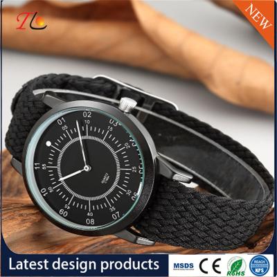 China quartz Wrist Watch weave strap Watch delicate  Fashion Watch  AlloyCase custom LOGO Multicolor strap Monochrome for sale