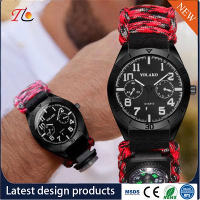 China wholesale Woven watchband men's watch sports watch fashion watch for sale