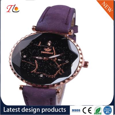 China Wholesale Women's Wrist Watch PU Band/Strap Alloy Case Fashionable Watch Exquisite Watch Band Diamond Can Be Customized for sale