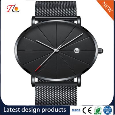 China PU Leather Fashion Men Wrist Watch Quartz Watch PU Strap Circular Dial Fashion Watch for sale