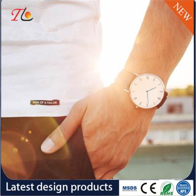 China Wholesale Men's Watches PU Watch Band/Strap Alloy Case Business Watches Fashion Watches Can Be Customized Logo for sale