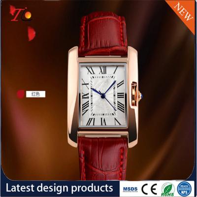 China Wholesale Ladies Watch PU Strap/Band Alloy Case Fashion Watch Rectangular Dial for sale