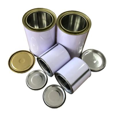 China Paint 500ml/1L/4L/20L Durable Chemical Tin Can Bucket Bucket Wholesale for sale