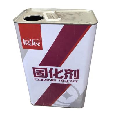 China Durable Factory Price 4 Liter Rectangle Metal Tin Can Printed for sale