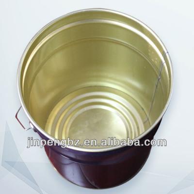 China Anti-rust paint inside the drun with lid and plastic handle 10 liter canister drum for sale