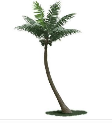 China Dongguan HX Fiberglass Plant Dongguan HX Coconut Palm Tree DIY Indoor Outdoor Artificial Fiberglass Cloth Plants On Sale for sale