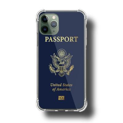 China Ultra Thin Passport TPU Case For iPhone XR Passport USA American Case for sale