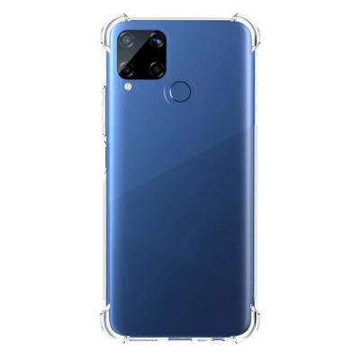 China Ultra Thin Clear TPU Phone Case For realme c15 Cover for sale