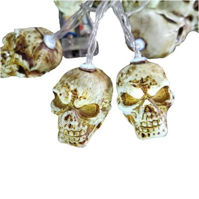 China String Led Flash Battery USB Skull Pumpkin Gost Eye Bat 2022 New Halloween Decorations Spider Led String Lights for sale