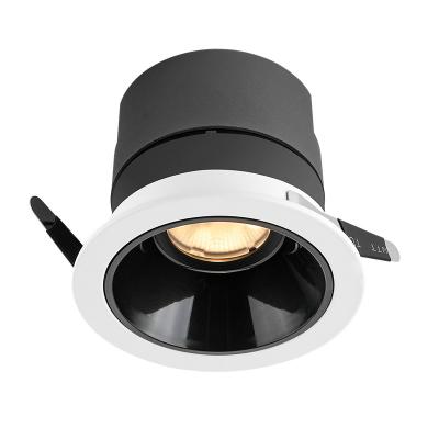 China Optional Adjustable Hotel Downlight Modern 10w 12w Good Prices Recessed Ceiling Cob Led Spotlight for sale