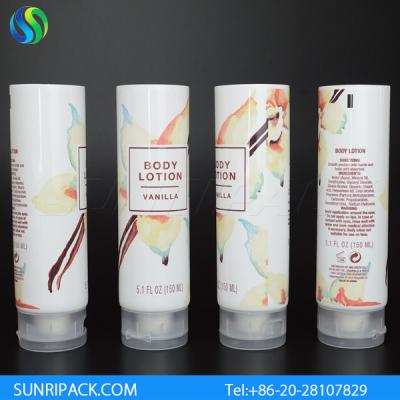 China 150ml/5.3oz large diameter plastic tube empty body lotion plastic packaging tubes for sale