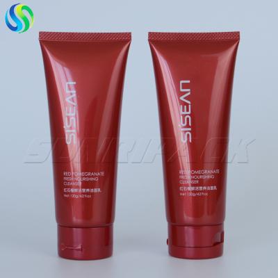 China 120ml 4.2oz facial cleanser cosmetic packaging tubes bpa free cosmetic packaging tubes for sale