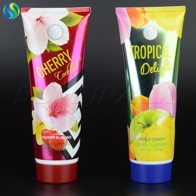 China 240ml/8.5oz empty body lotion plastic tube light plastic tube large plastic cosmetic tube for sale