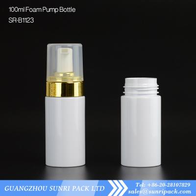 China 50ml soap foam pump white bottle for cleanser for sale