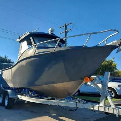 China 6.25m 20.5ft Allsea aluminum cabin cuddy speed rowing boats offshore fishing vessel for sale for sale