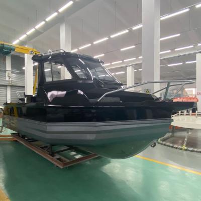 China Cheap Aluminum 25ft Luxury Super Yacht Easy Craft 6.5m Aluminum Fishing Boat For Sale for sale