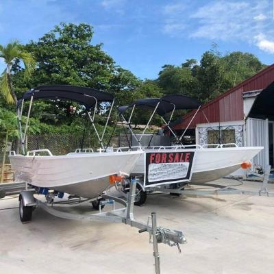 China 4.3m Small Open Deck Aluminum Dinghy Boat Fishing Boat For Sale for sale