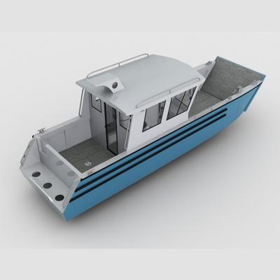 China Quality 26ft Aluminum Landing Craft Boats 7.9m Fishing With Wheelhouse For Sale for sale