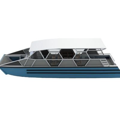 China China factory quality 12.6m aluminum 30seats passenger boat durable and safe water taxi passenger boat hot sales for sale