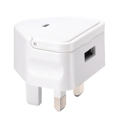 China UK 2-port Universal USB Travel Charger 2.1a Output , iPhone4S 5C 5S Samsung for sale